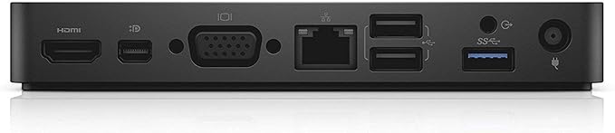 DELL WD15 Monitor Dock 4K with 130W Adapter, USB-C, (450-AFGM, 6GFRT) (Renewed)']