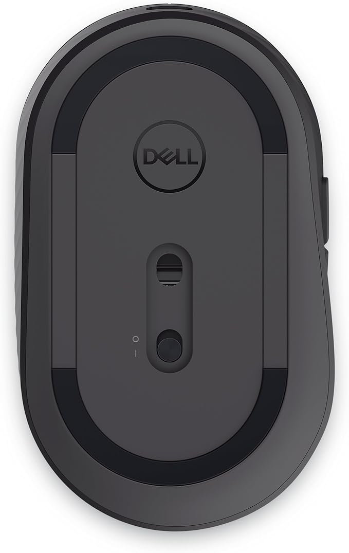 Dell MS7421W Premier Rechargeable Wireless Mouse - Bluetooth 5.0/2.4GHz Radio Frequency Connectivity, Optical LED Sensor, Mechanical Scroll, 7 Buttons, Programmable, Adjustable DPI - Graphite Black