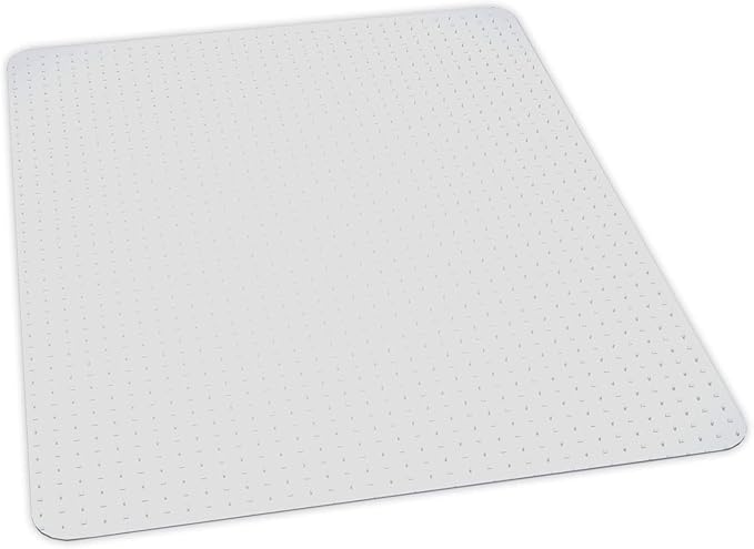 ES Robbins Chair Mat for Medium Pile Carpet, Rectangular, 46 x 60, Clear
