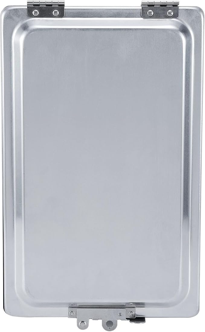 Truck and Trailer Aluminum Manifest Holder Waterproof Box with Stainless Steel Hinges and Latch, Document Holder Kit (1)