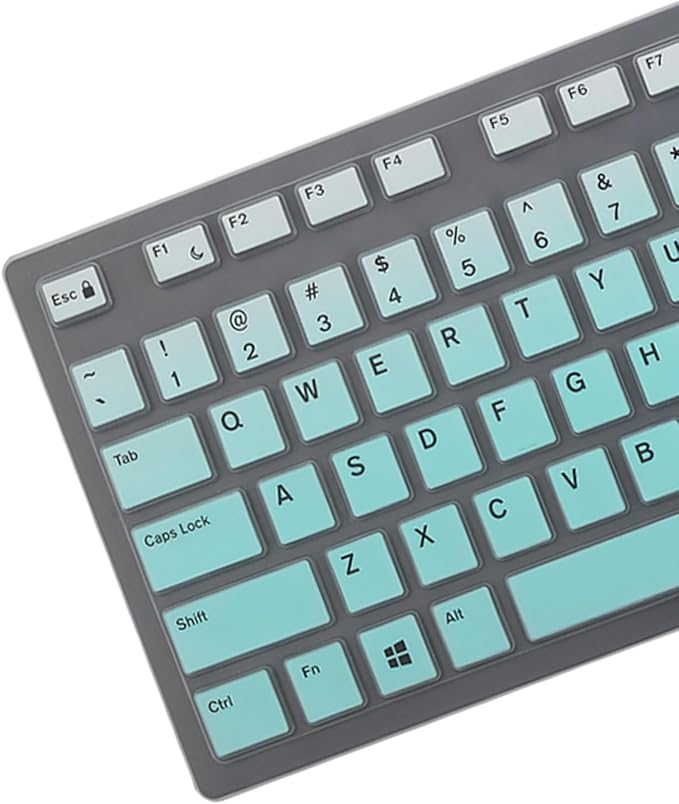 Keyboard Cover Skins Compatible with Dell KM636 Wireless Keyboard & Dell KB216 Wired Keyboard & Dell Optiplex 5250 3050 3240 5460 7450 7050 & Dell Inspiron AIO 3475/3670/3477 All-in one Desktop-OM