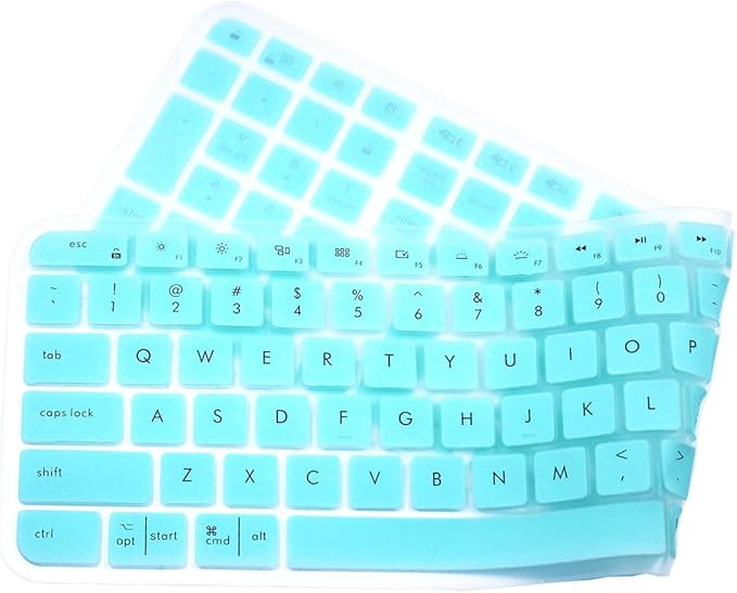 Dust-Proof Silicone Keyboard Skin Cover Compatible for Logitech Craft Advanced Wireless Keyboard & Logitech MX Keys Advanced Wireless Illuminated Keyboard (Mint)