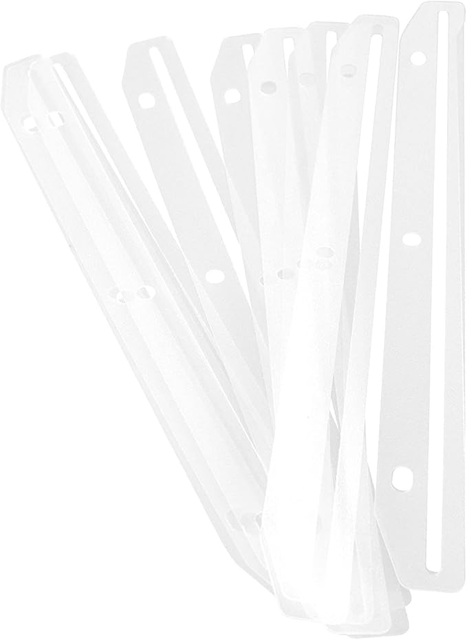 Baumgartens Magazine Organizer 12 Pack WHITE (JT-9000)