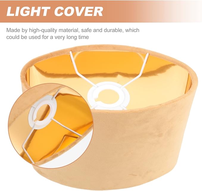 Lamp Shade for Table Lamps Ceiling Cylindrical Light Covers Clip on Lampshades for Light Shell Cover Lampshades Replacement Shades Equipment Cover