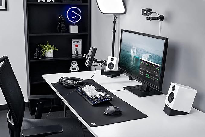 Elgato Wall Mount – Sturdy Horizontal Articulated Arm with 1/4 inch Thread for Easy Mounting and Adjusting of Lights, Cameras, and Microphones, Perfect for Streaming, Videoconferencing, Studios