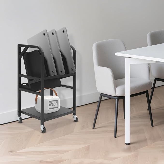 10 Device Open Charging and Storage Rack Laptop Charging Station for Classroom, Offices, and Libraries