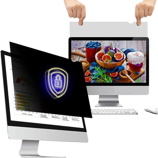 21.5 Inch - 16:9 Aspect Ratio - Computer Privacy Screen Filter for Widescreen Monitor - Anti-Glare - Anti-Scratch Protector Film - Protects Your Eyes from Harmful Glare and Blue Light
