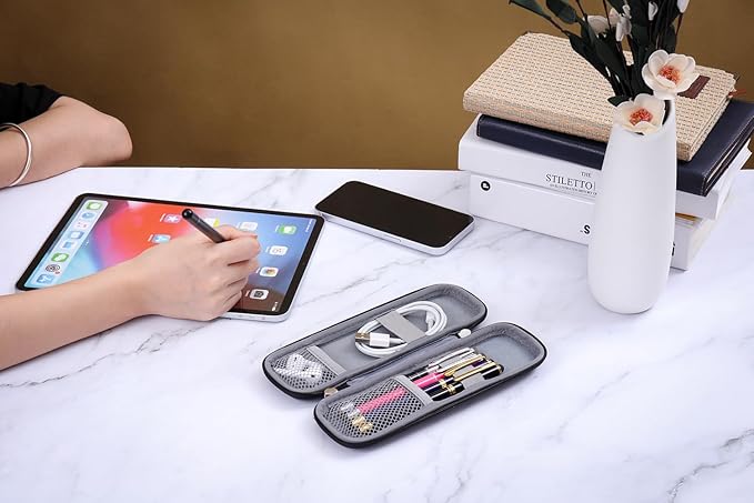 iDream365 Small Penil Case Holder for Pencils,Hard Pen Case for Executive Fountain Pens,Ballpoint Pens