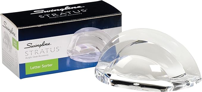 Swingline® Stratus™ Acrylic Letter Sorter, Clear