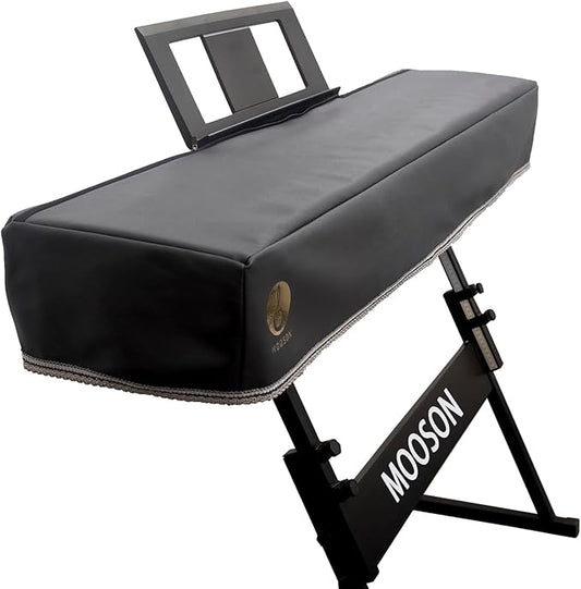 Keyboard Piano Cover Digital Piano Dust Covers Luxury Soft and Premium Surface Thickening Electronic Organ Covering Keyboard Update Encasement (Black)