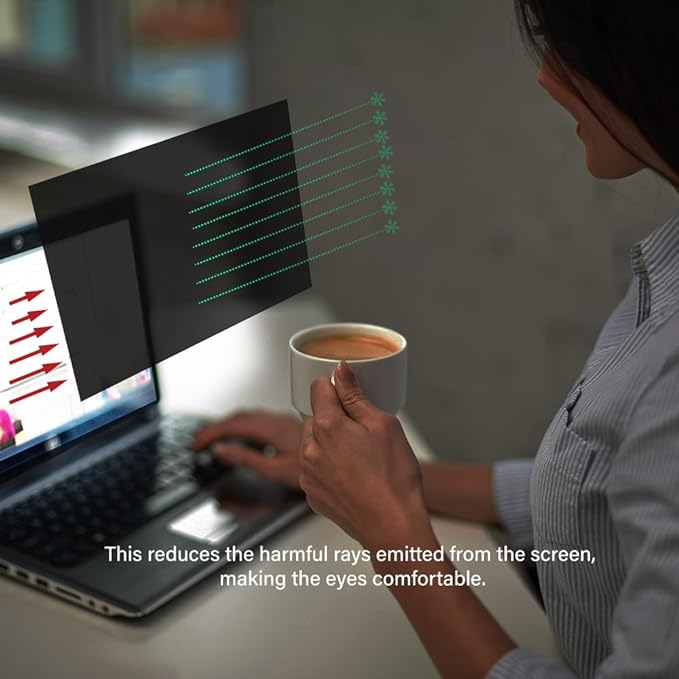 31.5 Inch 16:9 - Computer Privacy Screen Filter for Widescreen Monitor - Anti-Glare - Anti-Scratch Protector Film - Please Measure Carefully Made in Korea