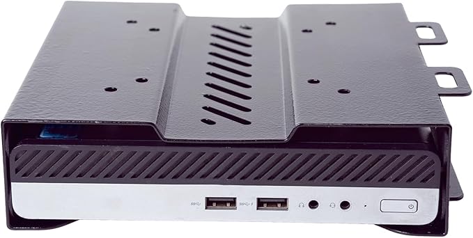 Mini PC Mount Compatible with HP 260 Desktop,ProDesk 400 405 600,EliteDesk 705 800 805 Mini PCs VESA Mount Adapter Wall and Under Desk