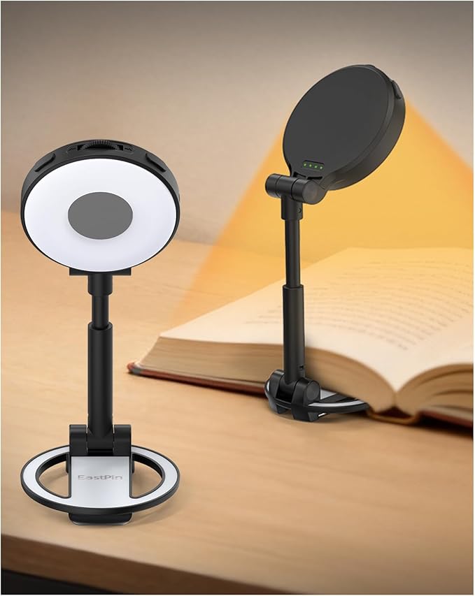 Reading Lights for Books in Bed:18 LED Rechargeable Clip-on Book Light with Timer & Memory Eye Caring 3 Color Temperature Stepless Dimming Portable Night Lamp Gifts for Women Kids Book Lovers