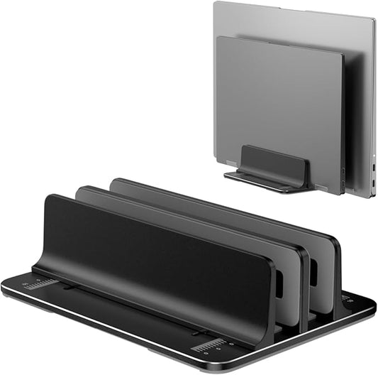 Vertical Laptop Stand Double Solt