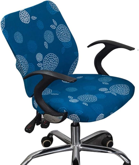 Melaluxe Computer Office Chair Cover - Protective & Stretchable Universal Chair Covers Stretch Rotating Chair Slipcover