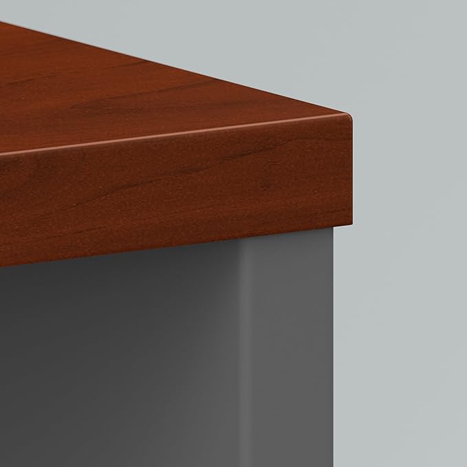 Bush Business Furniture Series C 60W Desk/Credenza Shell with 2-Drawer Mobile Pedestal