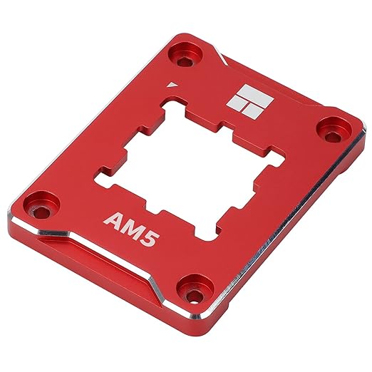 AM5 CPU Contact Frame Anti-Bending Buckle for Am5 Curved Pressure Plate CPU Stress Bending Correction Fixer.(Red)