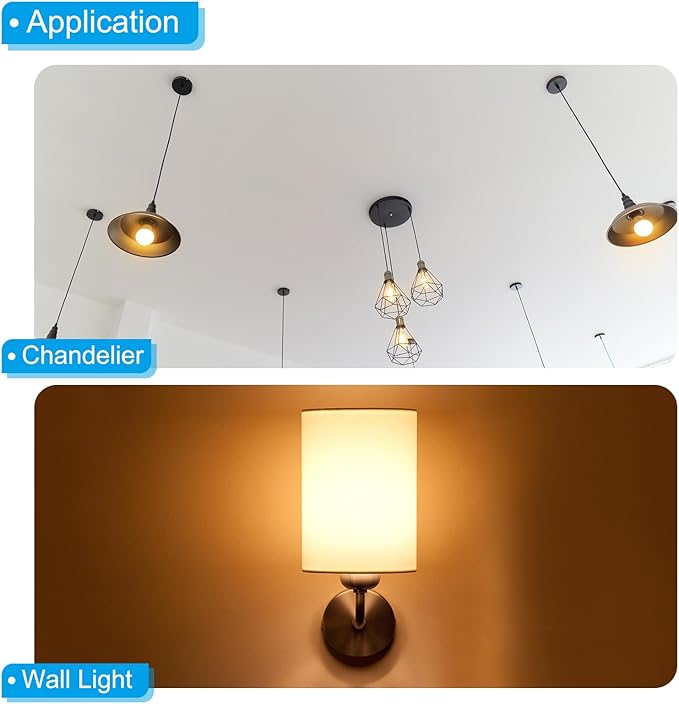 PATIKIL 110mm (4.33") Universal Light Fixture Mounting Bracket Kit, 2set Light Crossbar Round Ceiling Plate for Wall Light, Close to Ceiling Light, Chandelier