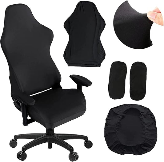 NarSea Gaming Chair Cover, Gaming Chair seat Cover 4pc/Set Office Chair Cover Stretchable with armrest/Back Covers/Chair seat Cover, Gamer Chair Cover of Computer Video Game Office Chair Cover