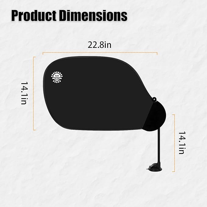 Cubicle Privacy Screen & Adjustable Desk Canopy, Office Partition Shade to Block Overhead Light & Reduce Monitor Glare, Portable Light Shield for Computer Monitors and Laptops (Black)