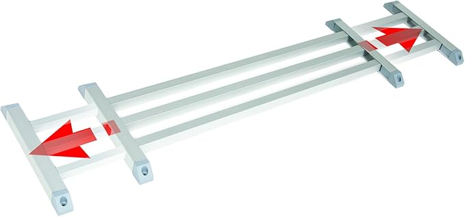 Camco RV Screen Door Push Bar | Adjustable from 20 to 32-inches | Adds Strength and Stability to RV Screen Door | (43977)