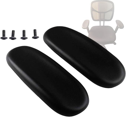 Ketofa Office Chair Arm Rest Replacement Fits All Styles of Arms with 4" Mounting Hole Patterns Screws Set Desk Armrest Cover(2Pack)