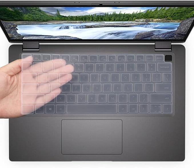 i-Tensodo Keyboard Cover Compatible with Dell Latitude 5431 5430 5420 5440 5450 7450 7440 7430 7420 7410 14 inch, Dell Latitude 7520 15.6"/Dell Latitude 9000 9420 9430 9510 9520 Keyboard Skin-Clear