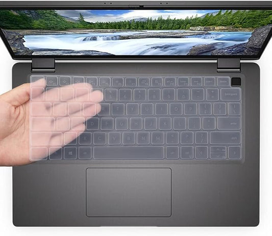 i-Tensodo Keyboard Cover Compatible with Dell Latitude 5431 5430 5420 5440 5450 7450 7440 7430 7420 7410 14 inch, Dell Latitude 7520 15.6"/Dell Latitude 9000 9420 9430 9510 9520 Keyboard Skin-Clear