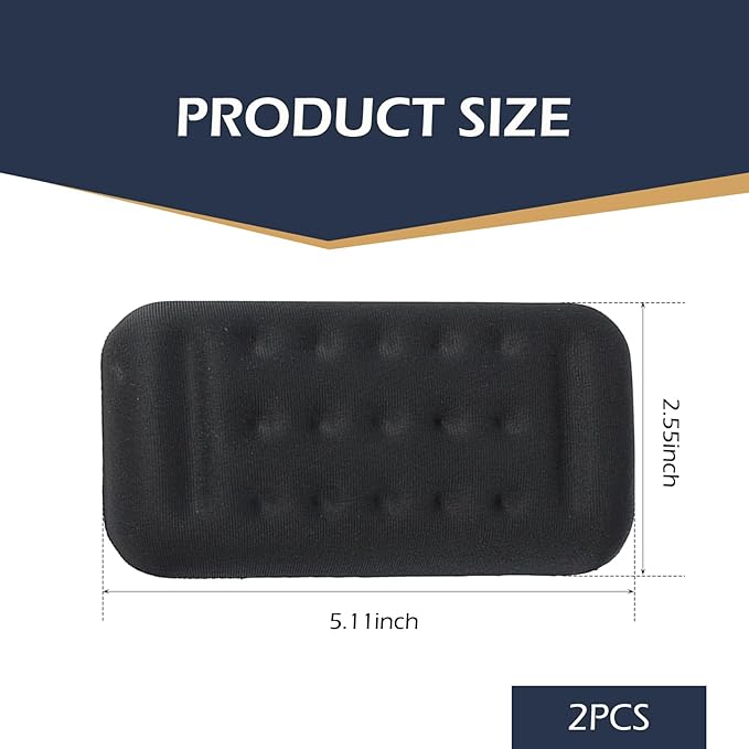 2PCS Car Arm Rest Pads, Soft Car Arm Rest Elbow Pads, Memory Foam armrest Cushion, Universal Car Door Elbow Arm Pad, Car Interior Accessories (Black)