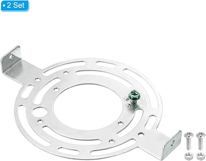 PATIKIL 145mm (5.71") Universal Light Fixture Mounting Bracket Kit, 2set Light Crossbar Round Ceiling Plate for Wall Light, Close to Ceiling Light, Chandelier