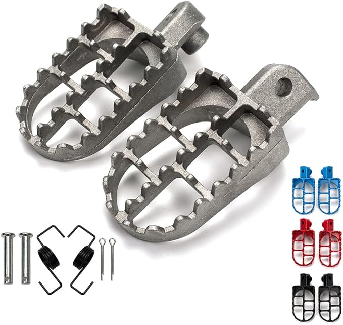 XINGWU Dirt Bike Footrest,Aluminium Footpegs Pedals,for XR50R PW50 CRF70 TW200 KLX110 CRF50 50cc 70cc 90cc 110cc 125cc TaoTao Motorcycle Part