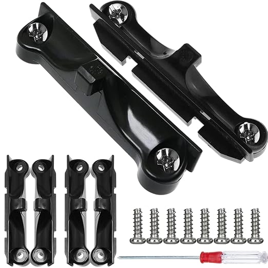 CPU Fan Bracket for AM4 Backplate, 3Pairs Heatsink Retainer Mounting Support Bracket for Hook-Type Air-Cooled or Partially Water-Cooled Radiators, CPU Fan Holders for AMD