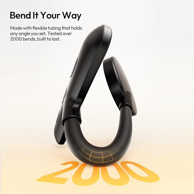 ULANZI M10 Magnetic Selfie Light - Gooseneck LED Phone Fill Light Portable Video Conference Lighting, 5 Brightness Levels & Modes, Flexible Arm LED Lights for iPhone/Android/iPad/Laptop/Photo/Reading