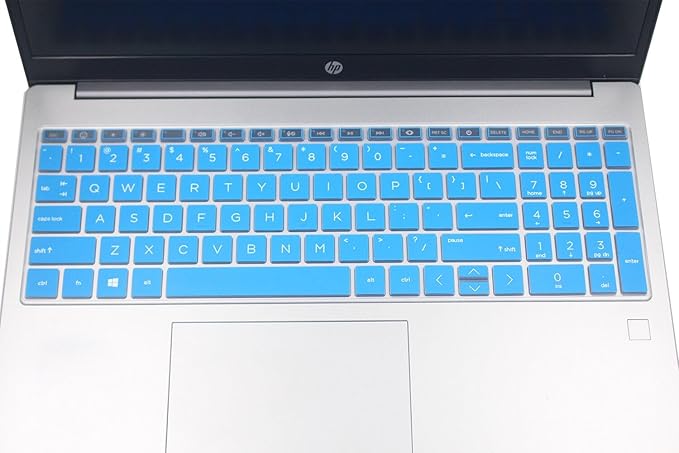 Keyboard Skin Compatible for 15.6" HP Laptop 15-fc 15-fd 15t-fd 15z-fc Series, HP Pavilion 15 15-eg/eh/er 15t-eg200/eg300 15z-eh300 Series, HP Pavilion 17z 17z-cp000 17z-ca200 17-cn 17-cp Series (Blue