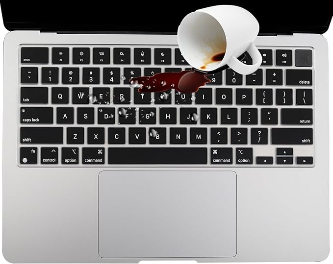 2 Pack Keyboard Cover for 2026-2023 MacBook Air 13" 15" M5 M4 M3 M2,2026-2021 MacBook Pro 14" 16" M5 M4 M3 M2 M1 Pro/Max, Keyboard Skin for 14.2" 16.2" MacBook Pro /13.6" 15.3" MacBook Air, US