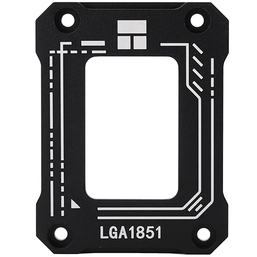 Thermalright Lga1851 BCF Black CPU Stress Bending Correction Fixe,CPU Anti Bending Fixed Bracket,Comes with an L-Shaped Screwdriver,Intel 15th Generation CPU Anti Bending Holder