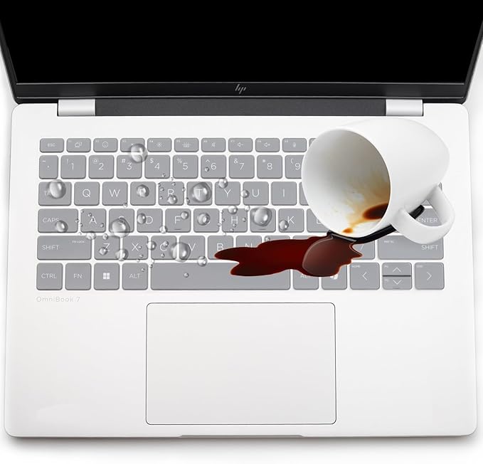 Keyboard Cover for 2026 2025 HP OmniBook 5 Flip 14"/OmniBook 5 Next Gen AI 14" 14-he0037nr 14-he0017nr 14-he0027nr 14-fp0057nr 14-fp0023dx 14-fp0750ng 14-fp0950nd 14-fp0765ng 14-fp0540nd 14"-TPU