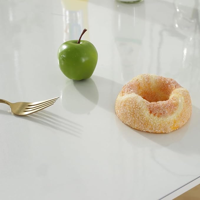 LovePads Clear Table Cover Protector 42 x 96 Inch, 1.5mm Thick Plastic Table Cover, Table Protector for Dining Room Table, Waterproof Vinyl Tablecloth Table Pad Mat for Kitchen, Dresser, Writing Desk