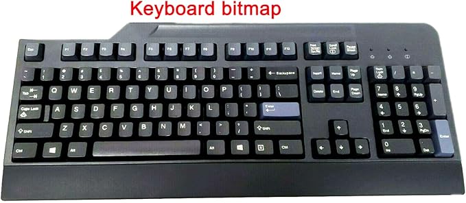 Keyboard Skin Cover Compatible with Lenovo Preferred Pro & Preferred Pro II Wired Keyboard 4X30M86879 4Y9400 73p5220 41A5289, sk-8813/8825/8820/1619/8827/8817, ku-0225, KB-1021/1468, ekb-425a (Black)