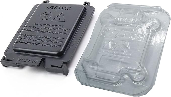 5Pcs Protective lid LGA115X 12XX CPU Socket Protector Cover + 5Pcs CPU case Holder Protector Cover for LGA1155 1150 1151 1156 1200