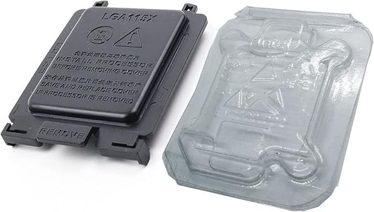 5Pcs Protective lid LGA115X 12XX CPU Socket Protector Cover + 5Pcs CPU case Holder Protector Cover for LGA1155 1150 1151 1156 1200