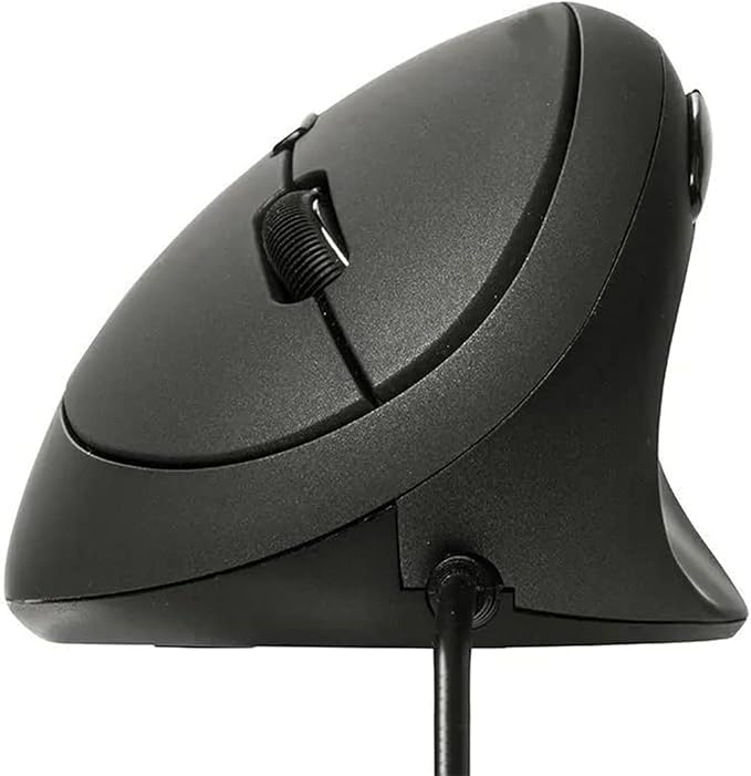 Wired Mouse Vertical Ergonomic Optical Mouse USB Mice Corded Mouse for Computer/Laptop/PC/Desktop/Mac/Office/Desktop, Better for Small Medium Sized Hands, with Cord, with Side Buttons, Gifts