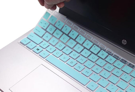 Keyboard Skin Compatible for 15.6" HP Laptop 15-fc 15-fd 15t-fd 15z-fc Series, HP Pavilion 15 15-eg/eh/er 15t-eg200/eg300 15z-eh300 Series, HP Pavilion 17z 17z-cp000 17z-ca200 17-cn 17-cp Series (Mint