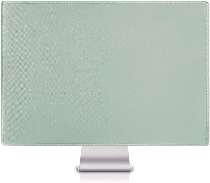 MOSISO Monitor Dust Cover 26, 27, 28, 29 inch Anti-Static Dustproof LCD/LED/HD Panel Case Computer Screen Protective Sleeve Compatible with iMac 27 inch, 26-29 inch PC, Desktop and TV, Antique Green