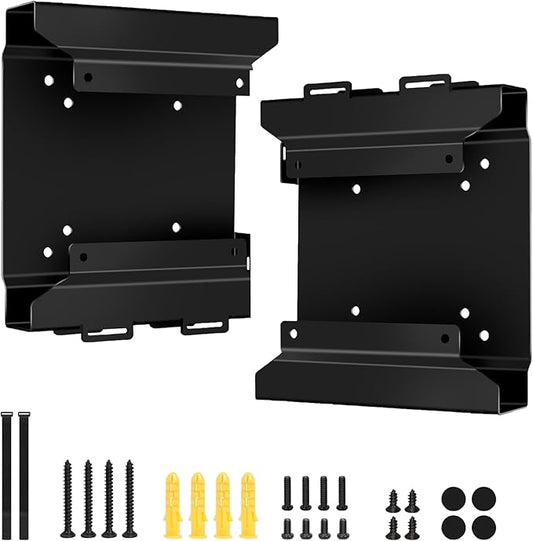 2 Pack Mini PC VESA Mount Compatible with HP Desktop Mini, Wall VESA and Under Desk Mount for HP Pro Mini 260 400,for HP ProDesk 400 405 600,for HP EliteDesk 705 800 805