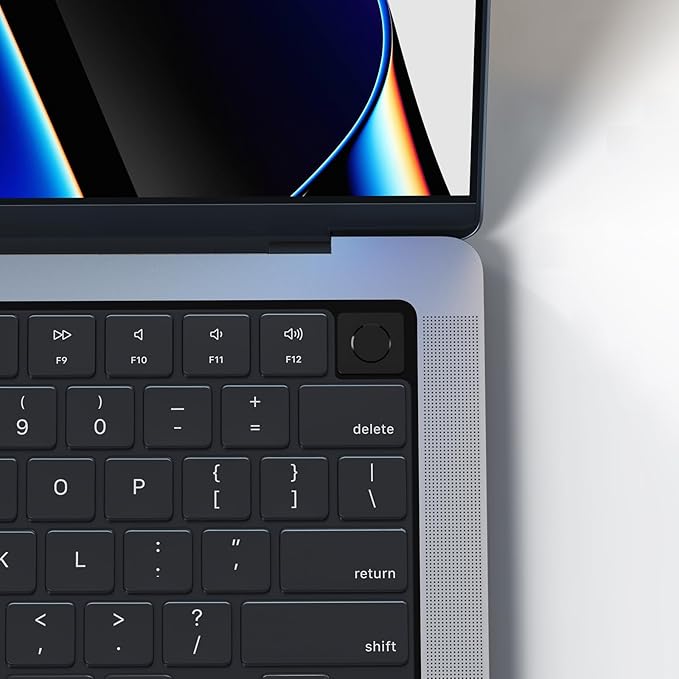 Soonjet Premium Keyboard Cover Protector, Ultra Thin Keyboard Skin for 2026 2025-2021 M5/M4/M3/M2/M1 Pro/Max MacBook Pro 14/16, M5-M2 MacBook Air 13/15, US ANSI Layout