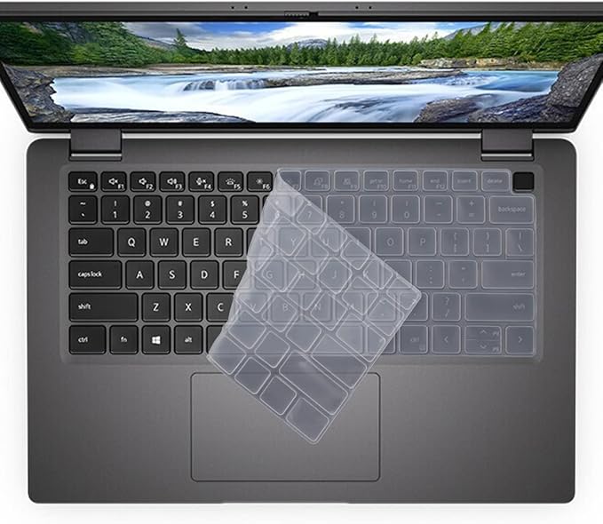 i-Tensodo Keyboard Cover Compatible with Dell Latitude 5431 5430 5420 5440 5450 7450 7440 7430 7420 7410 14 inch, Dell Latitude 7520 15.6"/Dell Latitude 9000 9420 9430 9510 9520 Keyboard Skin-Clear
