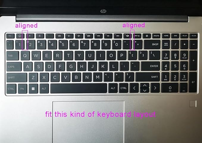 Keyboard Skin Compatible for 15.6" HP Laptop 15-fc 15-fd 15t-fd 15z-fc, HP Pavilion 15 15-eg/eh/er 15t-eg200/eg300 15z-eh300 Series, HP Pavilion 17z 17z-cp000 17z-ca200 17-cn 17-cp Series (Clear)