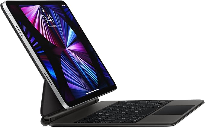 Apple Magic Keyboard: iPad Keyboard case for iPad Pro 11-inch (1st, 2nd, 3rd, 4th gen) and iPad Air (4th, 5th gen, and M2), Great Typing Experience, Built-in trackpad, Ukrainian - Black