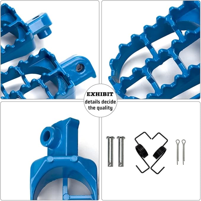 XINGWU Dirt Bike Footrest,Aluminium Footpegs Pedals,for XR50R PW50 CRF70 TW200 KLX110 CRF50 50cc 70cc 90cc 110cc 125cc TaoTao Motorcycle Part